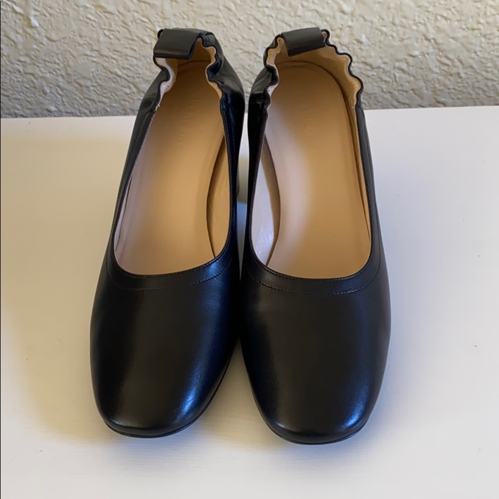 Everlane Day Higher Heel Black sz 9 EUC